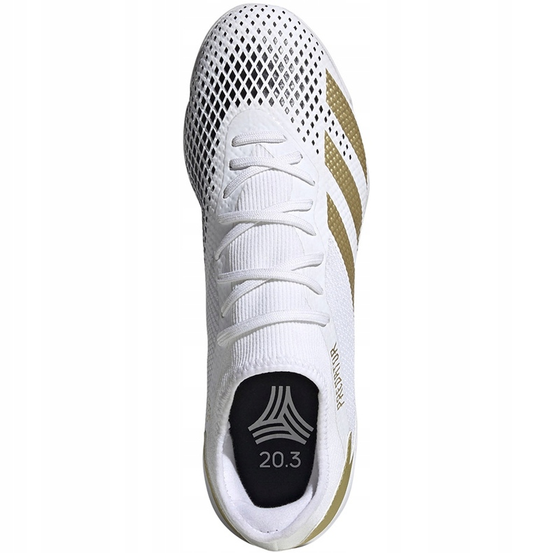 Adidas Predator 20.3 L In FW9192 football boots white white 1