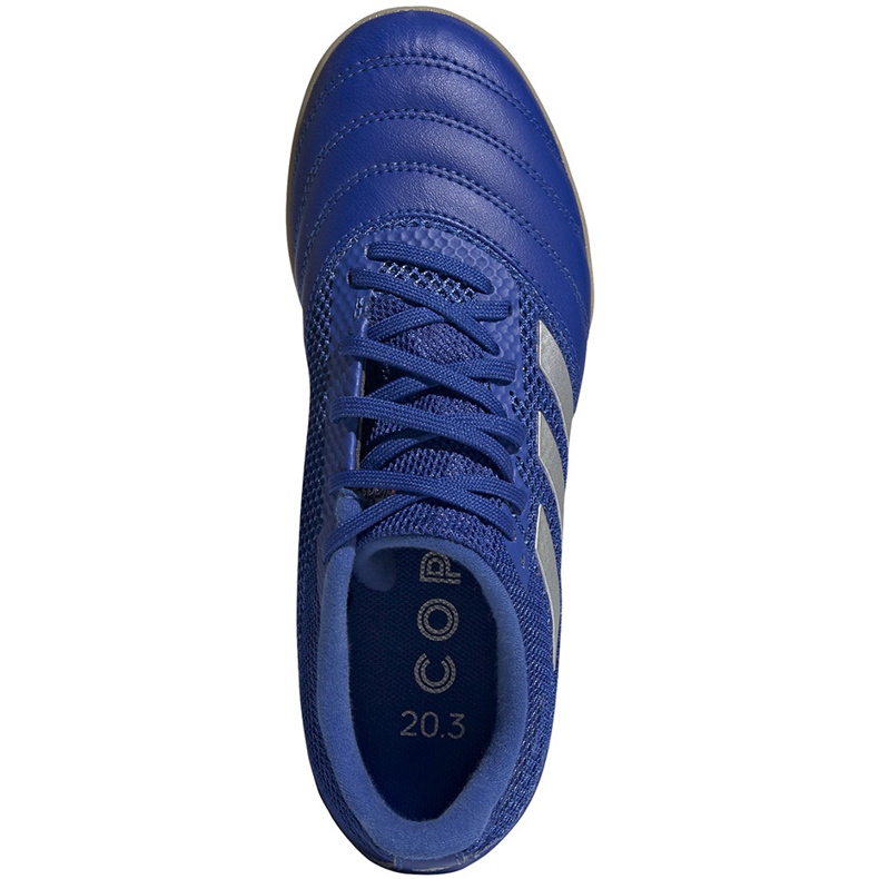 Adidas Copa 20.3 In Sala Junior EH0906 football boots blue blue 1 Adidas Copa 20.3 In Sala Junior EH0906 football boots blue blue 1