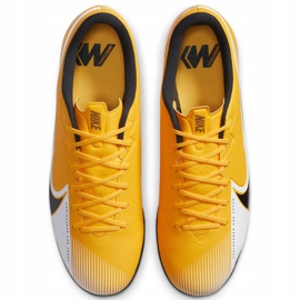 Nike Mercurial Vapor 13 Academy Ic AT7993 801 soccer shoe orange yellow 1