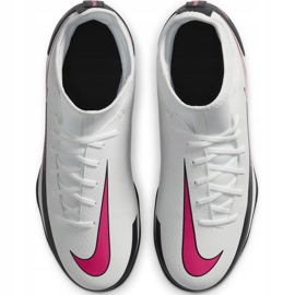 Nike Phantom Gt Club Df FG / MG Junior CW6727 160 football shoe white white 1