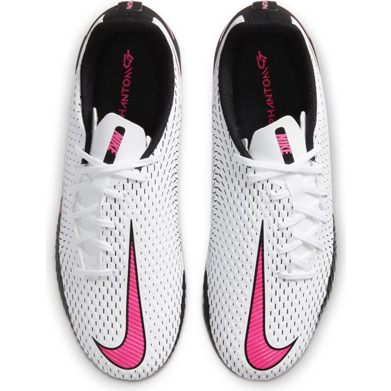 Nike Jr Phantom Gt Academy FG / MG CK8476 160 football shoes white white 1 Nike Jr Phantom Gt Academy FG / MG CK8476 160 football shoes white white 1