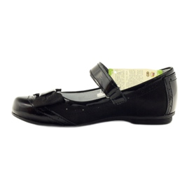 Ballerinas black leather bow Ren But 4202 2