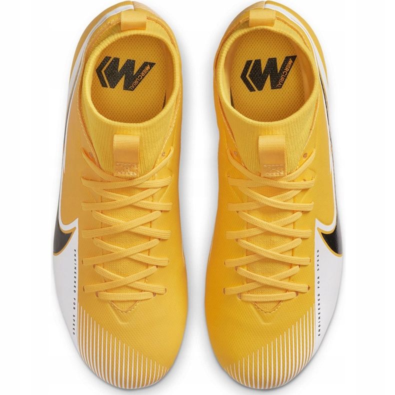 Nike Mercurial Superfly 7 Academy FG / MG Junior AT8120 801 football shoe orange 1