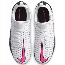 Nike Phantom Gt Academy Df FG / MG Junior CW6694 160 football shoes white white 1