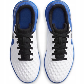 Nike Tiempo Legend 8 Club Ic Junior AT5882 104 football shoes blue, white white 1 Nike Tiempo Legend 8 Club Ic Junior AT5882 104 football shoes blue, white white 1