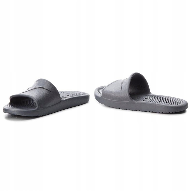 Gray Nike Kawa Shower gray 832 528 010 slippers grey 2