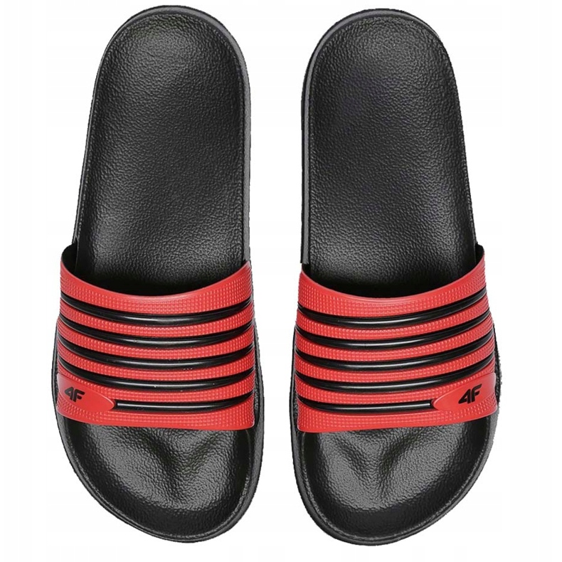 Men's slippers 4F red H4L20 KLM001 62S black 1