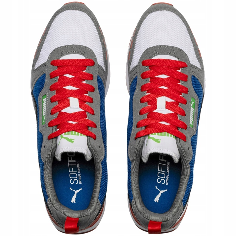 Men's shoes Puma R78 white-blue-red-black 373117 10 navy blue grey 2 Men's shoes Puma R78 white-blue-red-black 373117 10 navy blue grey 2