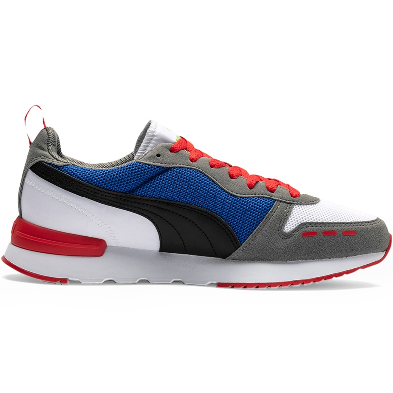 Men's shoes Puma R78 white-blue-red-black 373117 10 navy blue grey 1