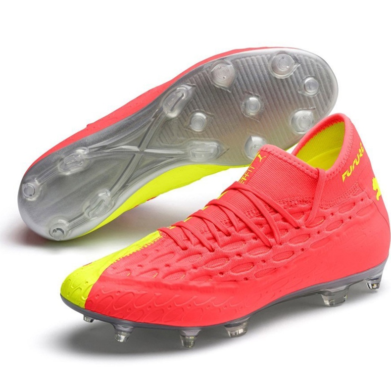 Puma Future 5.2 Netfit Osg Evo Fg Ag 106007 01 football boots yellow red 2