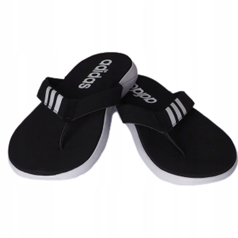 Adidas Men's Comfort Flip Flop black slippers EG2069 1