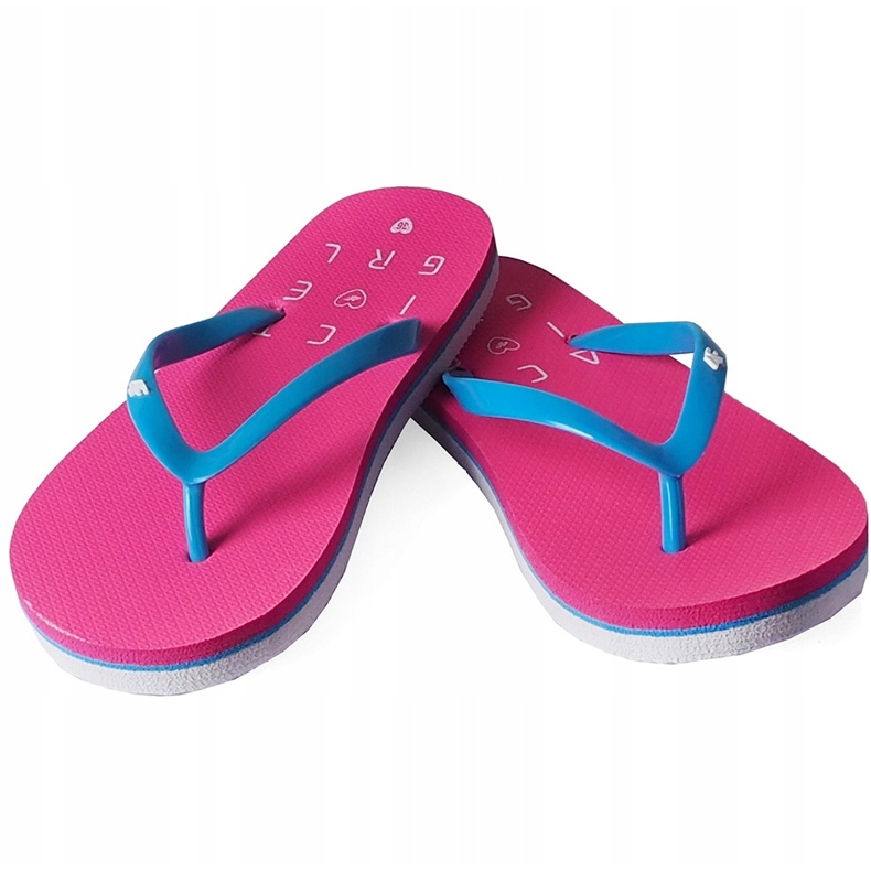 Slippers for girls 4F fuchsia HJL20 JKLD001 55S pink 1