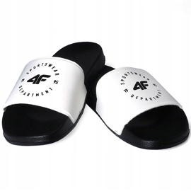 Women's slippers 4F white H4L20 KLD002 10S 1