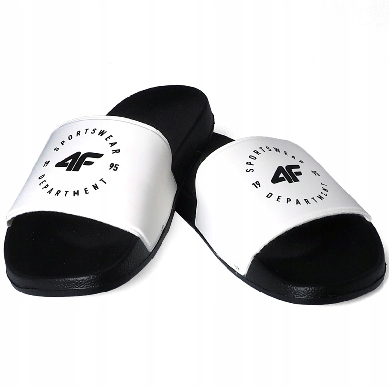 Women's slippers 4F white H4L20 KLD002 10S 1
