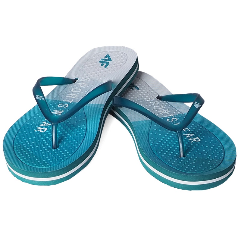 Women's slippers 4F turquoise H4L20 KLD003 35S blue 1