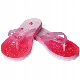 Women's slippers 4F red H4L20 KLD003 62S pink 1