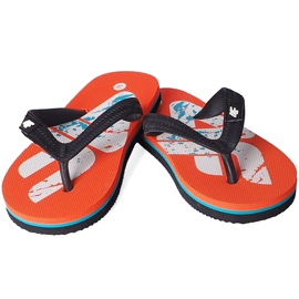 Slippers for the boy 4F multicolor HJL20 JKLM001 90S black orange 1