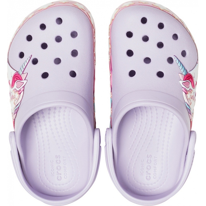 lilac crocs