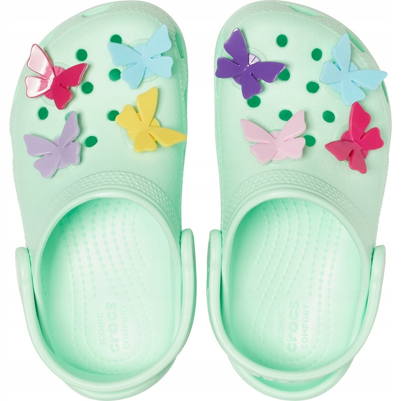 Crocs kids Classic Butterfly Charm Clg Ps green 206179 3TI 1