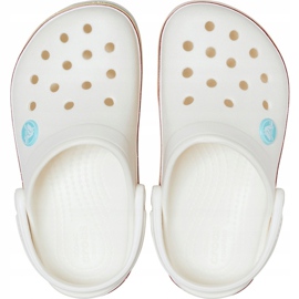 Crocs for kids Crocband Rainbow Glitter Clg K white 206151 100 1