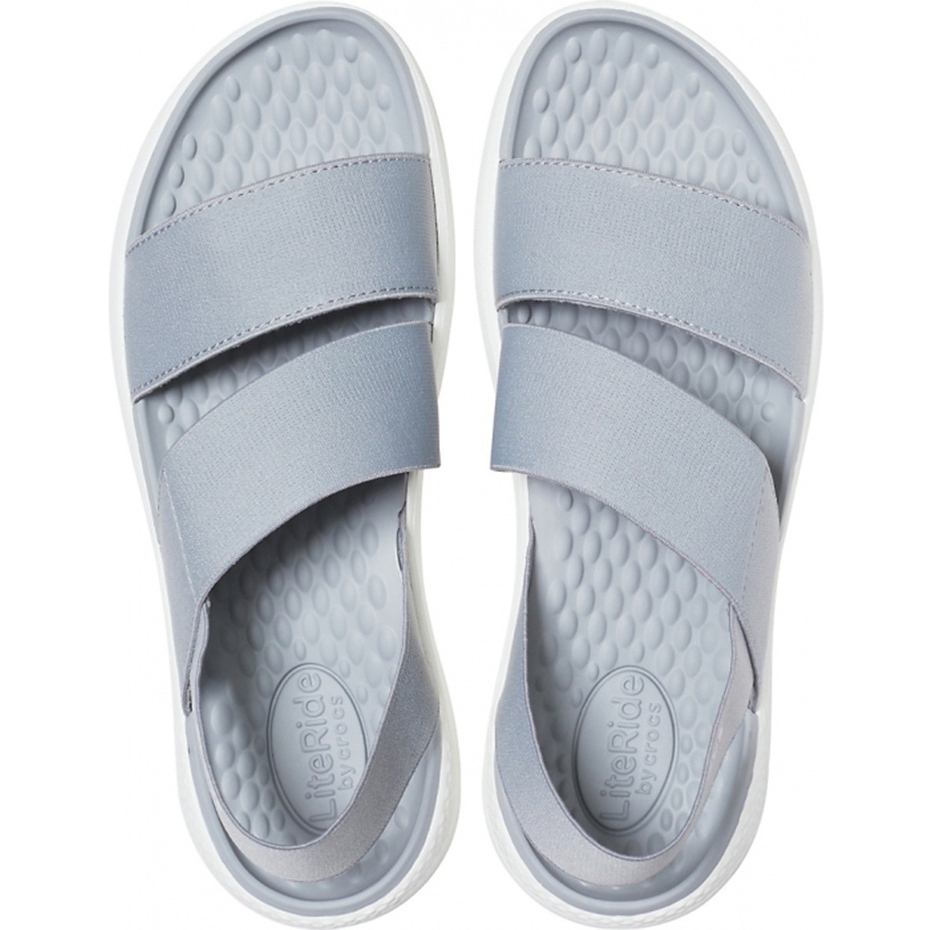 Crocs LiteRide Stretch Sandal W light gray / white 206081 00J grey