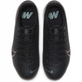 Nike Mercurial Vapor 13 Academy FG / MG Junior AT8123 010 soccer shoes black/grey/silver black 1