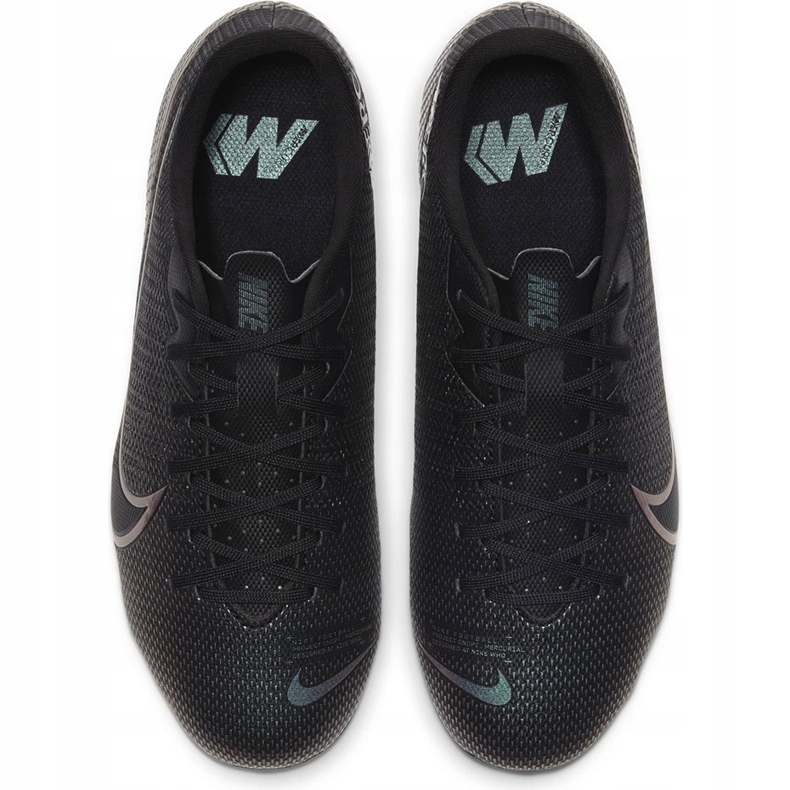Nike Mercurial Vapor 13 Academy FG / MG Junior AT8123 010 soccer shoes black / gray / silver black 1