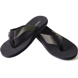 Kappa Pahala black and green men's slippers 242669 3111 1
