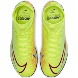 Nike Mercurial Superfly 7 Academy Mds Tf Junior BQ5407 703 football shoe multicolored yellow 1