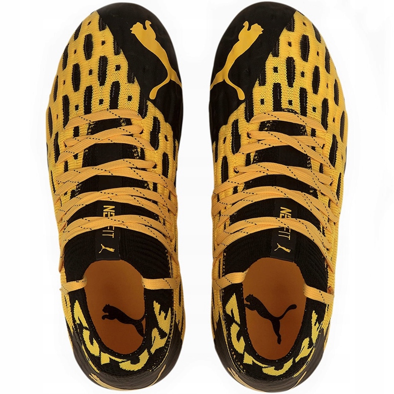 Puma Future 5.1 Netfit Fg Ag Junior 105805 02 football boots yellow 1