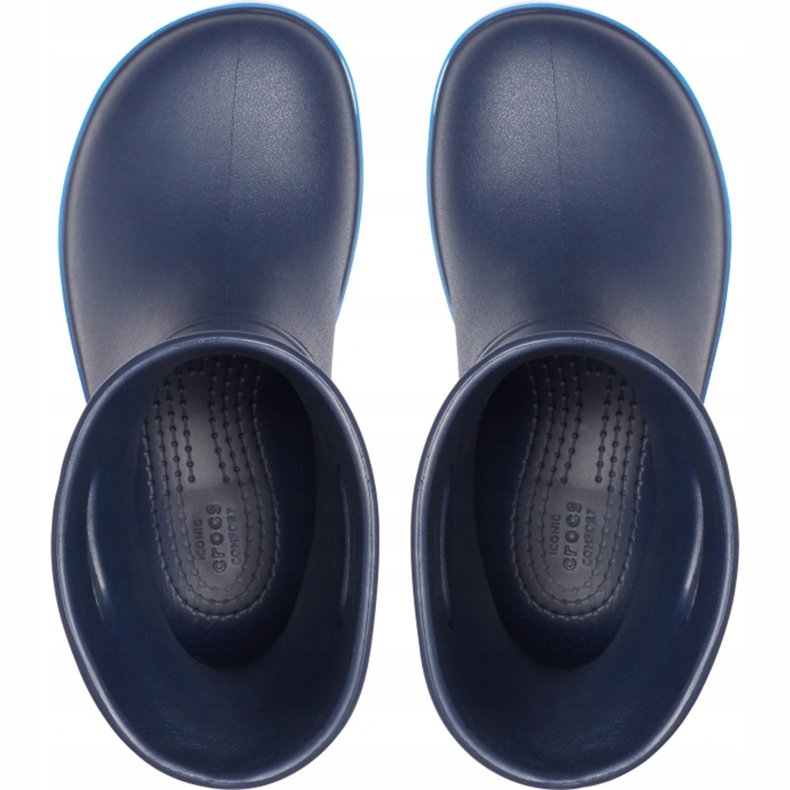 Crocs rain boots for children Crocband Rain Boot Kids navy blue 205827 4KB 1