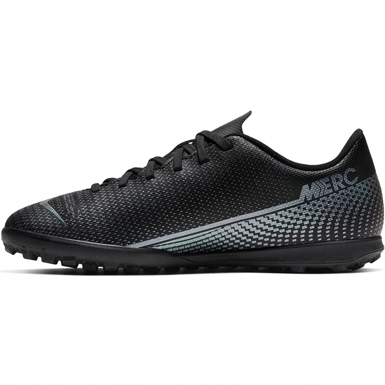 Nike Mercurial Vapor 13 Club Tf Junior AT8177 010 soccer shoes black black 1