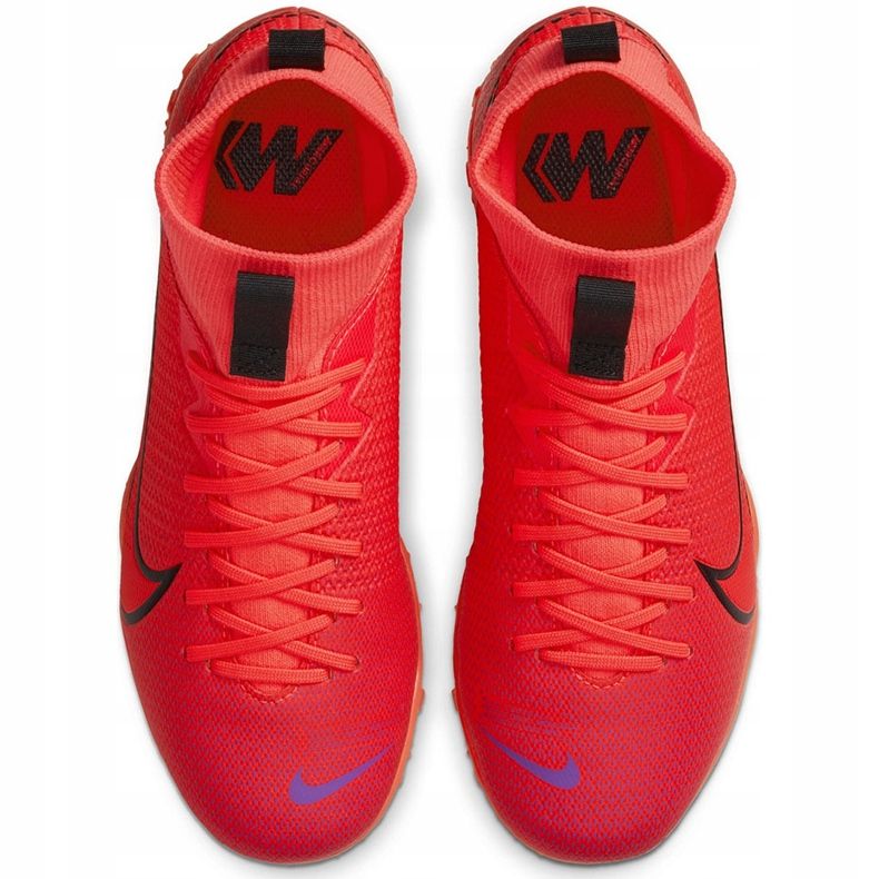 Nike Mercurial Superfly 7 Academy Tf Junior AT8143 606 football shoe red red 1