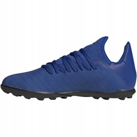 Adidas X 19.3 Tf Junior EG7172 football boots blue blue 1 Adidas X 19.3 Tf Junior EG7172 football boots blue blue 1
