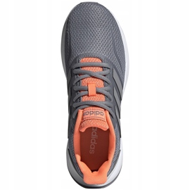 Adidas Runfalcon women's shoes gray-orange EG8628 grey 1