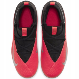Nike Phantom Vsn 2 Club Df FG / MG Junior CD4061 606 football shoes red red 1