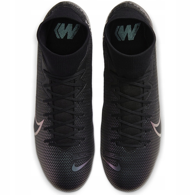 Nike Mercurial Superfly 7 Academy FG / MG AT7946 010 soccer shoes black black 1