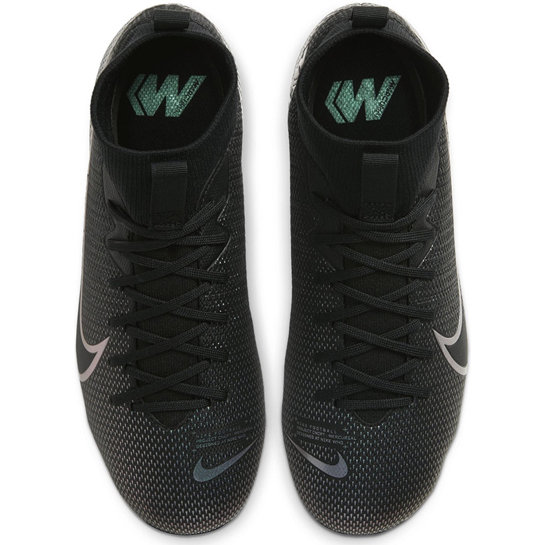 Nike Mercurial Superfly 7 Academy FG / MG Junior AT8120 010 football shoes black black 1