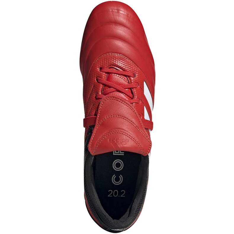 Adidas Copa Gloro 20.2 Fg red G28629 soccer shoes red, black 1