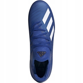 Football boots adidas X 19.3 Fg blue EG7130 blue, white 1