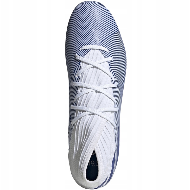 Football boots adidas Nemeziz 19.3 Fg white and blue EG7202 multicolored 1