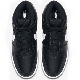 Nike Ebernon Mid black and white AQ1773 002 men's shoes 1