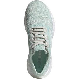 Adidas Pureboost Go W mint shoes B75827 grey green 1
