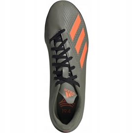 Green adidas X 19.4 Tf soccer shoes EF8370 grey 1