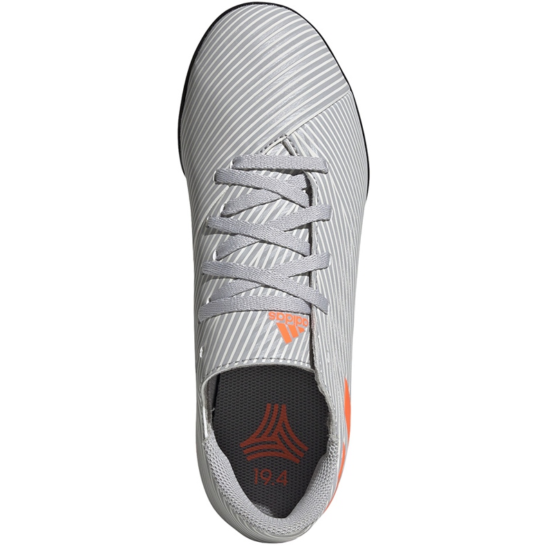Adidas Nemeziz 19.4 Tf Jr gray soccer shoes EF8306 multicolored grey 1