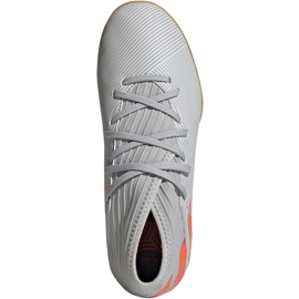 Adidas Nemeziz 19.3 In Jr gray soccer shoes EF8304 grey grey 1