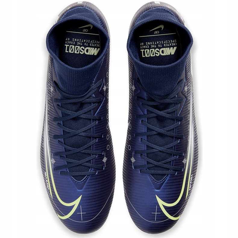 Nike Mercurial Superfly 7 Academy Mds Sg Pro Ac CK0014 401 football shoe navy blue navy blue 1