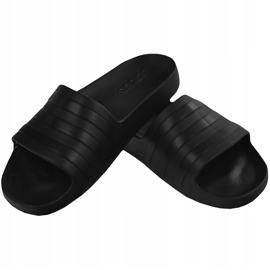 Black Adidas Adilette Comfort slippers S82137 1