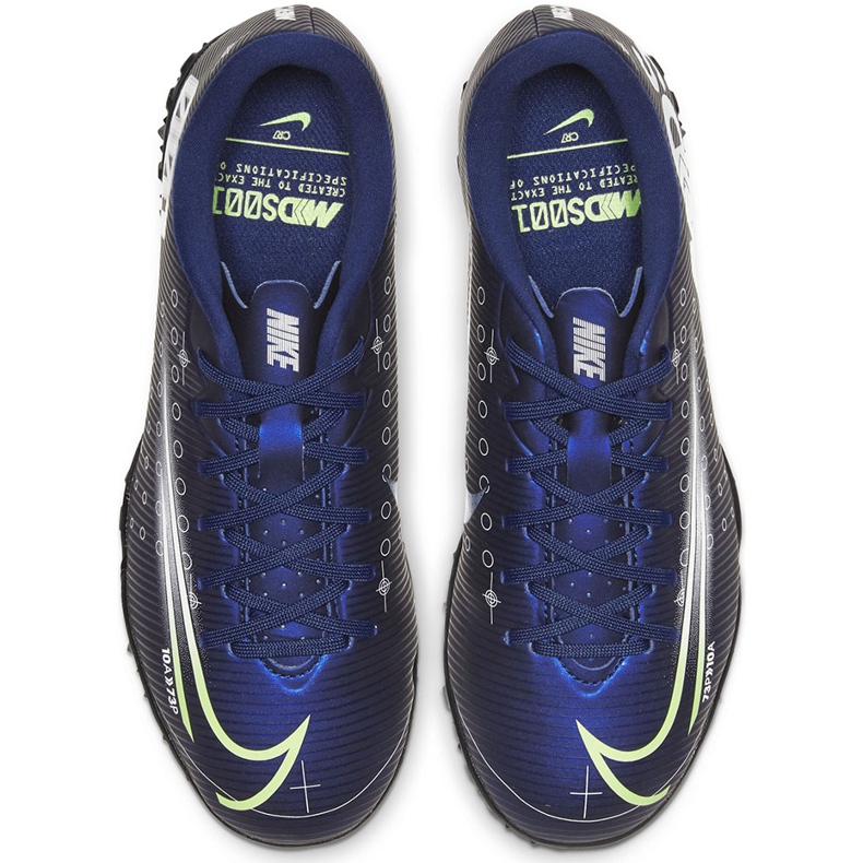Nike Mercurial Vapor 13 Academy Mds Tf Junior CJ1178 401 football shoe navy blue navy blue 1