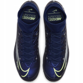 Nike Mercurial Superfly 7 Academy Mds Tf BQ5435 401 football shoe blue navy blue 1